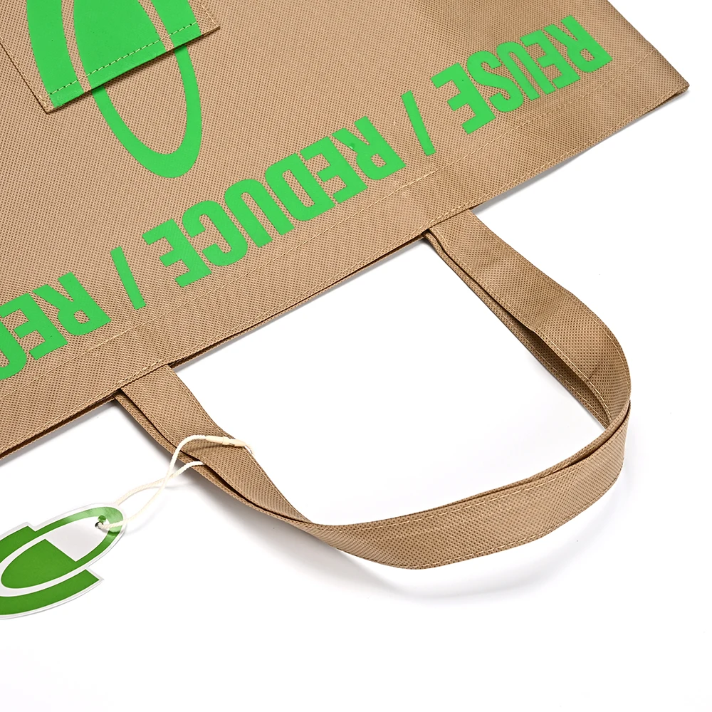 Hot Selling High Quality Custom Printed Portable Large Tote Bag Thermal Waterproof Non-Woven Shopping Bags manufacture