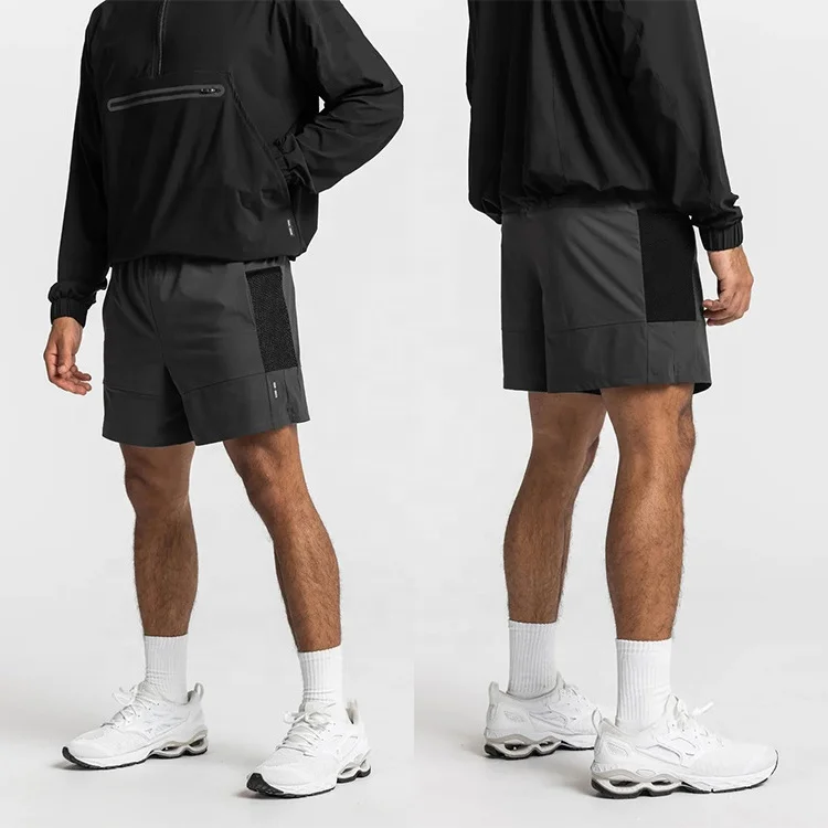 Custom Loose Athletic Workout Shorts Above Knee Quick Dry Polyester