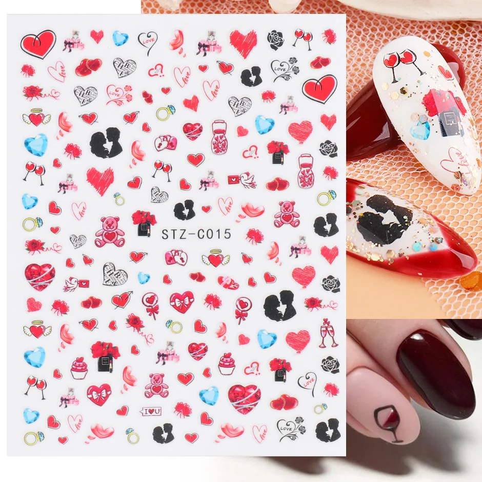 Buy JoyKott 3D Premium Luxury Brand Large Sheet LV Nail Art Stickers Online  at desertcartINDIA