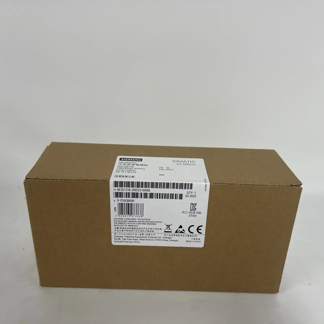 Siemens PLC Digital Input Module 6ES7 218-2BD23-0XB8