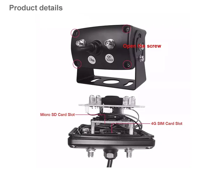 Xstrive 4mp Rtmp/rtmps Ip Camera Vehicle Surveillance Video