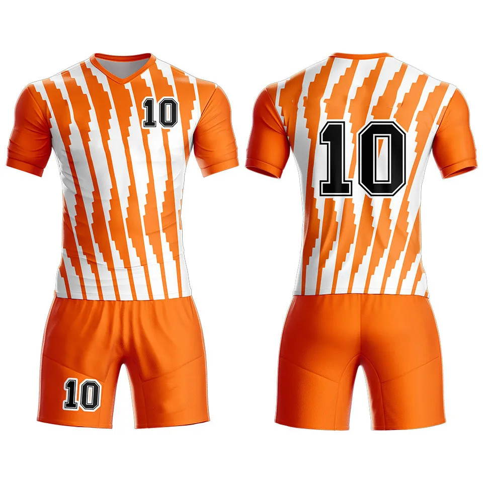 Quick Dry Orange Football Jersey Custom Sublimation Soccer Jerseys  Wholesale Football Team Wear Soccer Uniforms Design - Buy Quick Dry Orange  Football