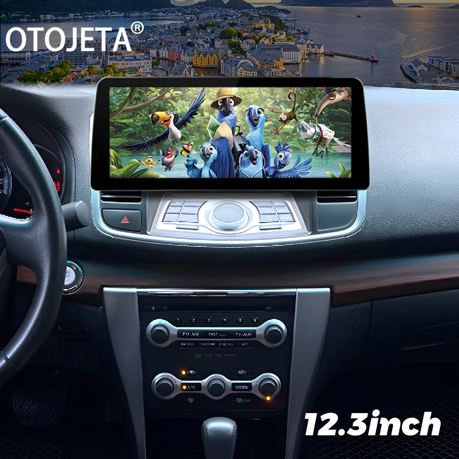 12.3inch Wide Screen Android 13 Car Video Player Radio Stereo for