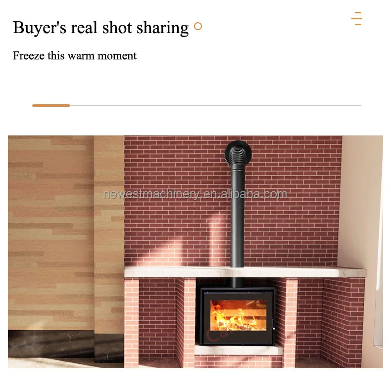 Wood Fire Stove Household Wood Burning Stove Energy Saving Indoor