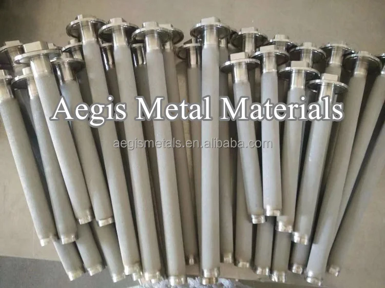 0.1 2 3 5 10 25 50 40 60 80 100 Micron Stainless Steel Porous Sintered Wire Mesh Filter Tube Pipe