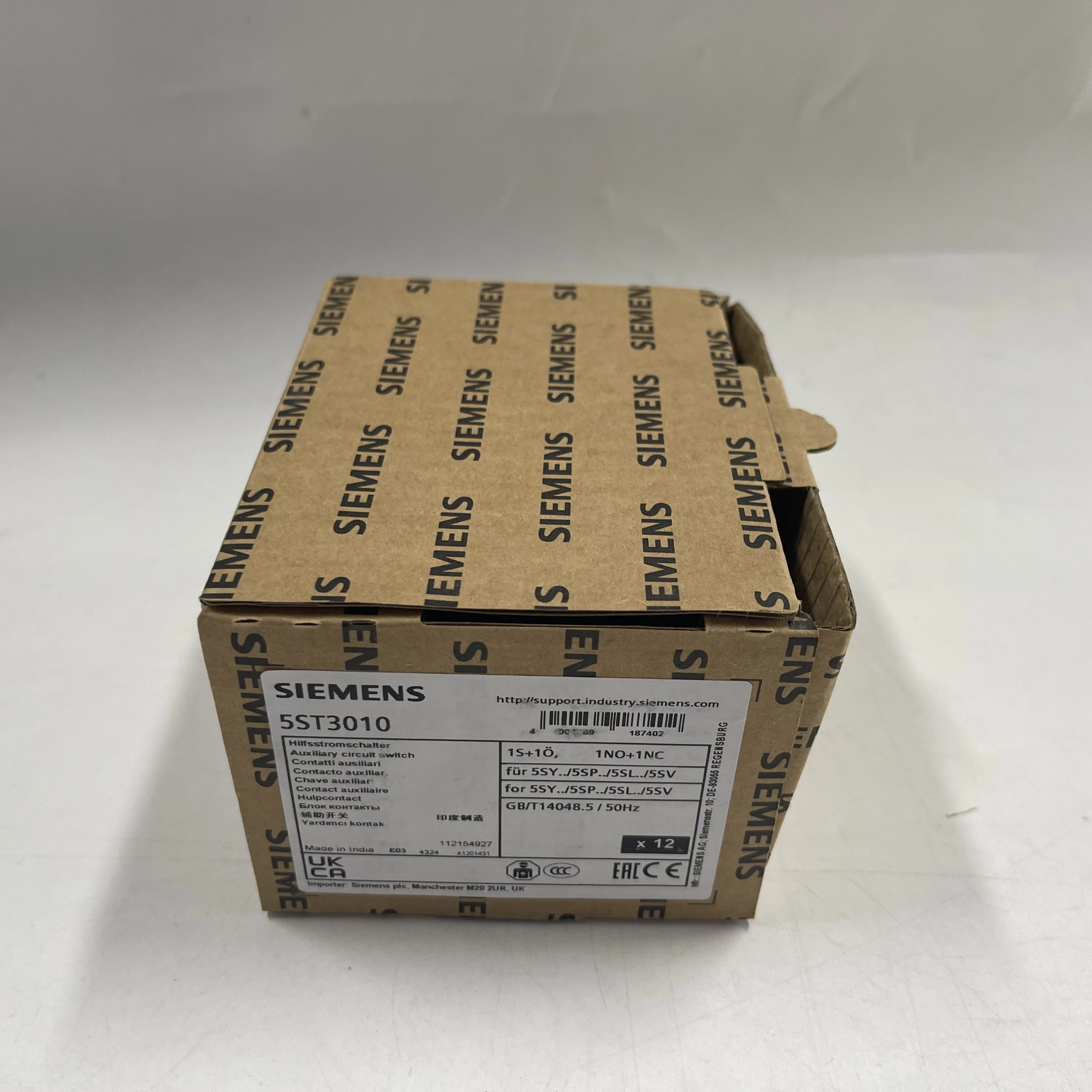 SIEMENS Auxiliary Contact 5ST3010 SIEMENS Auxiliary Contact 5ST3010