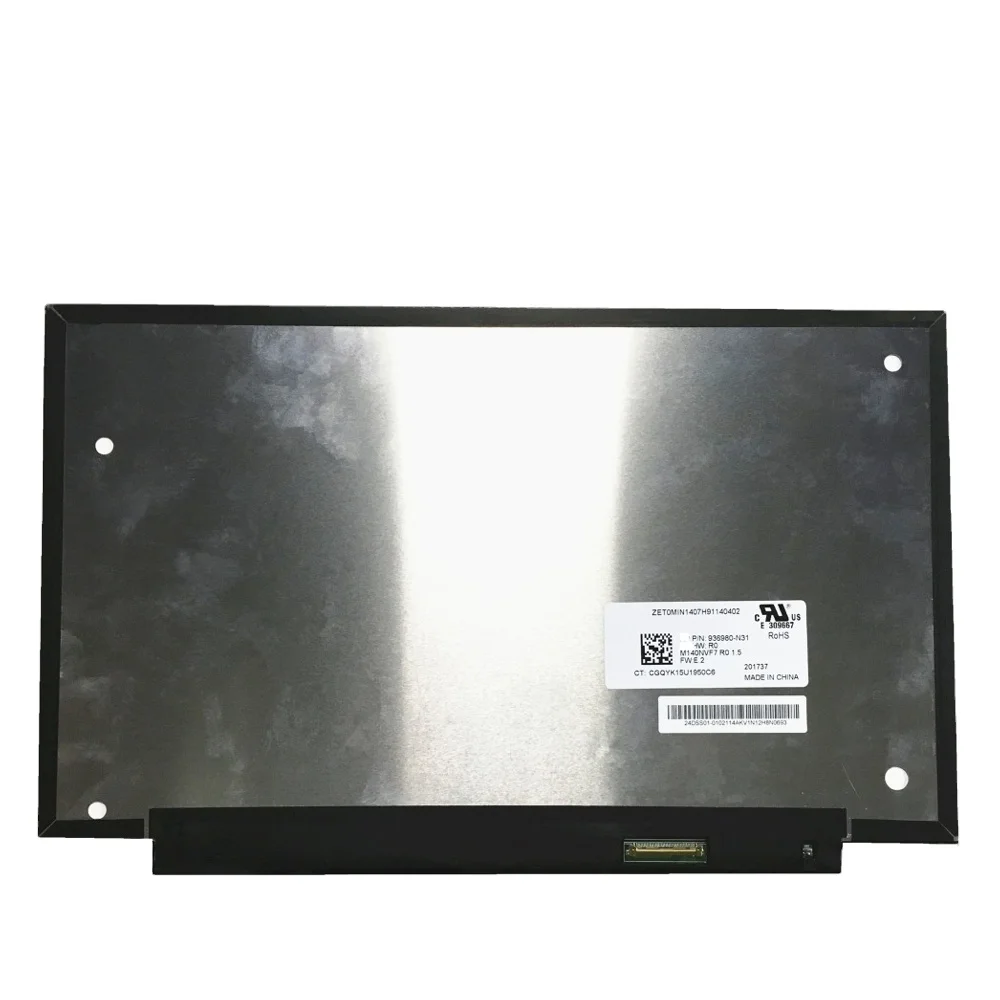 IVO 14 inch lcd display Laptop 40 Pin 120HZ  M140NVF7 R0 for HP 840 G5