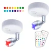 Ensemble 2 lampes + 2 télécommandes - Blanc