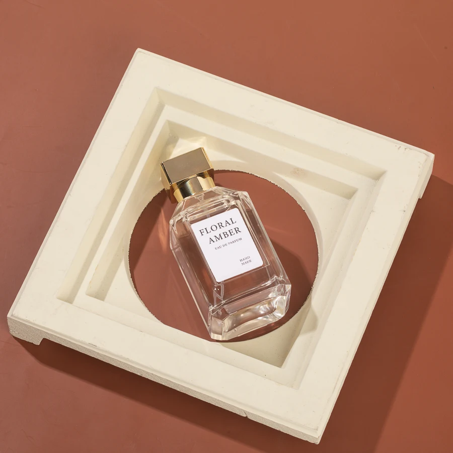 Luxury Heavy Base 50ml Glass Botol Parfum Bottle 30ml 50 Ml 100ml Empty Square Glass Fragrance Packaging Perfume Spray Bottle