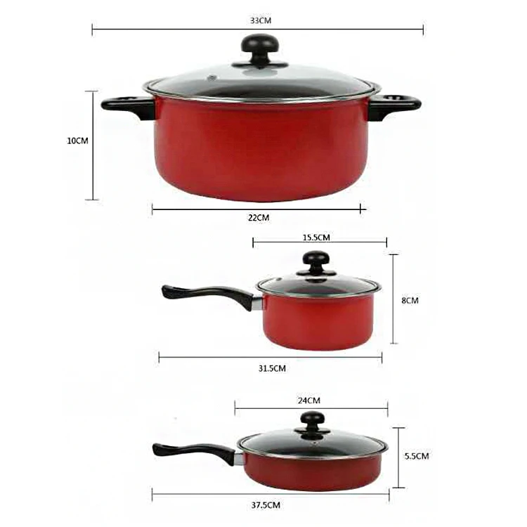 The Most Popular durable multipurpose kitchen non stick cookware set