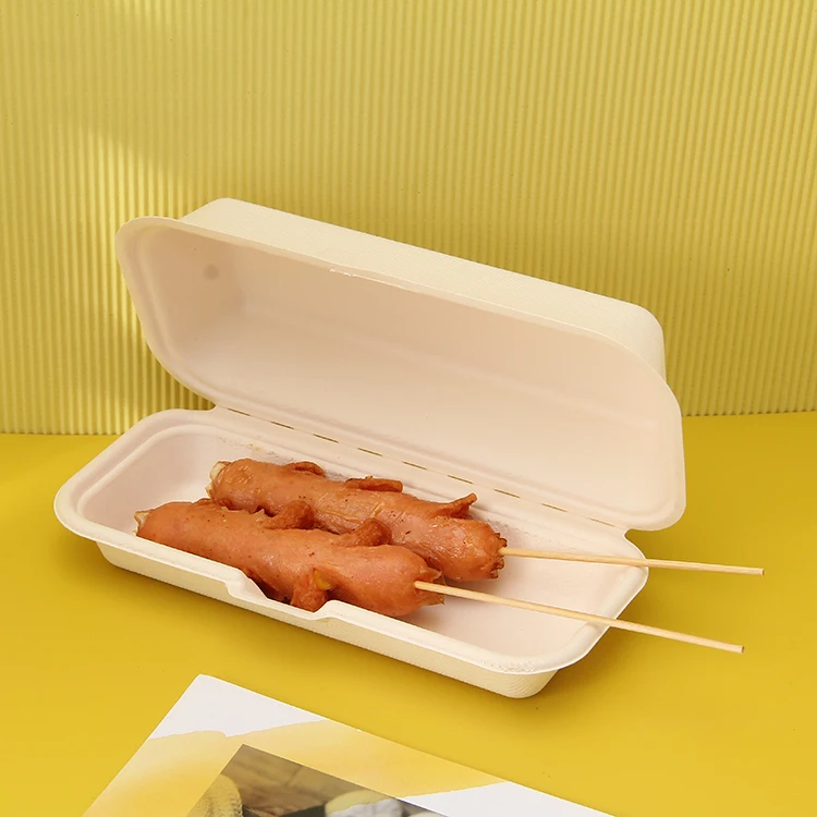 Disposable Sugarcane Bagasse Food Box Eco Friendly Biodegradable Take ...