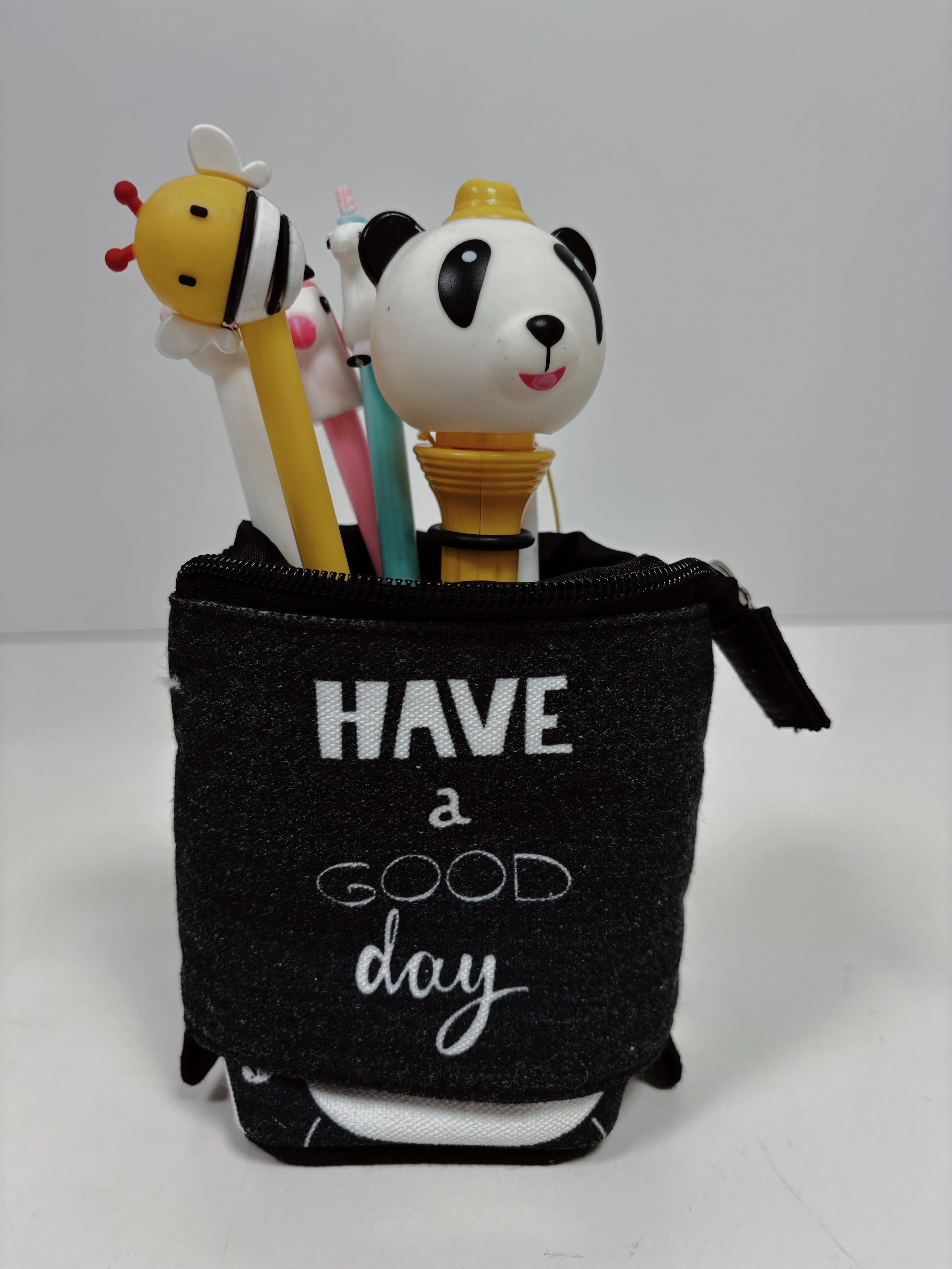 Оптовая продажа пенал для карандашей с изображением панды милые животные школьных принадлежностей