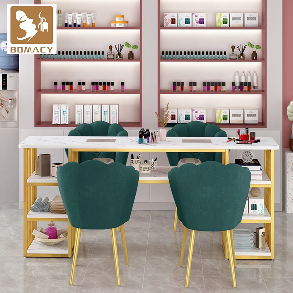 Beauty Professional Nail Manicure Table With Dust Collector Set Salon