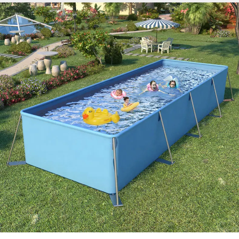 Big Rectangular Frame Swimming Pool For Family Pool Garden Pool - Buy ...