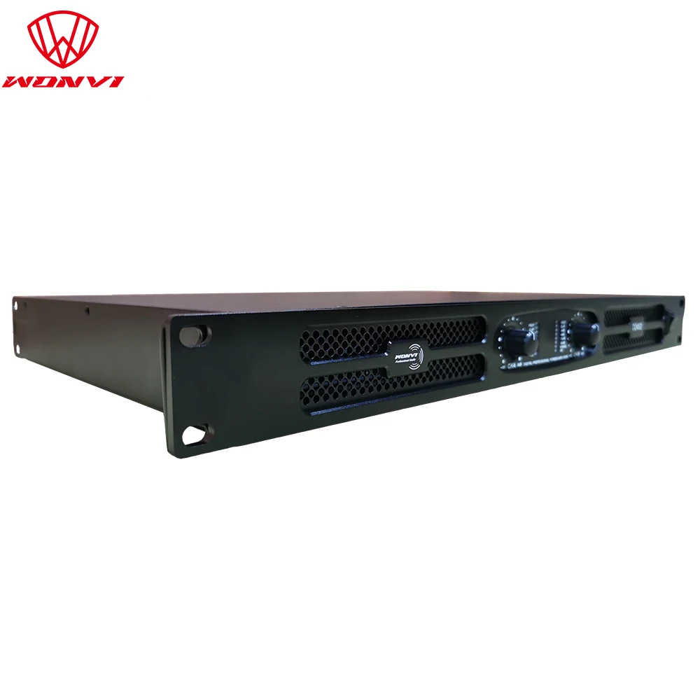 2 Channel 1U Class d Audio Professional Power Amplifier D2402