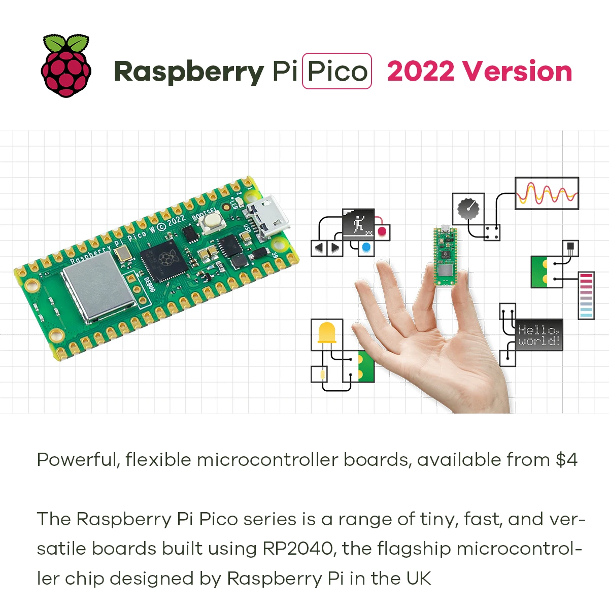 Raspberry Pi Pico W Board - Manufacturer Exporter Supplier from