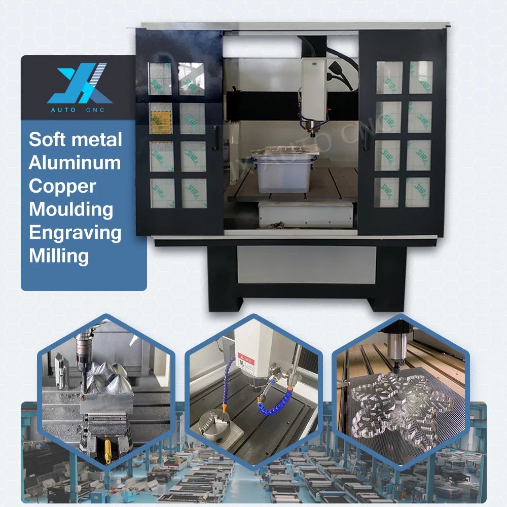 Китайский производитель 6060 6040 металлический небольшой фрезерный станок с ЧПУ для