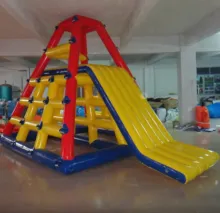 summer hot sell inflatable toys accessories water inflatable water climbing pyramid water play equipment inflatable