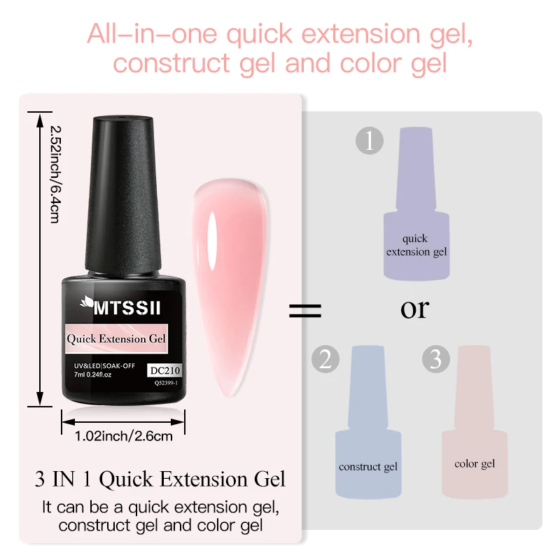 2025 Private Label Builder Hard Soft Gel in a Bottle for Nails Milky Liquid Builder in Bottle Construction Nail Extension Gel