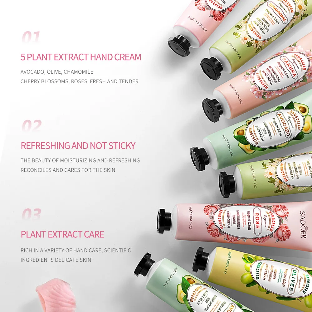 ハンドクリーム　まとめ売り　高保湿　美容　乾燥対策　30g 40本セット SADOER卸売オーガニックブルーベリー保湿栄養香りソフトフルーツ