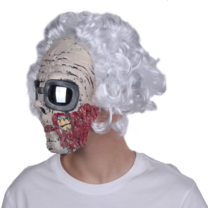 Maschera Lattice Umano Maschere Faccia Intera Orrore Mascara Halloween Maschera Vecchio Uomo Accessorio Costume Festa Adulti Acquista In Modo Economico - Spedizione Gratuita, Recensioni Reali Con Foto - Foto 4
