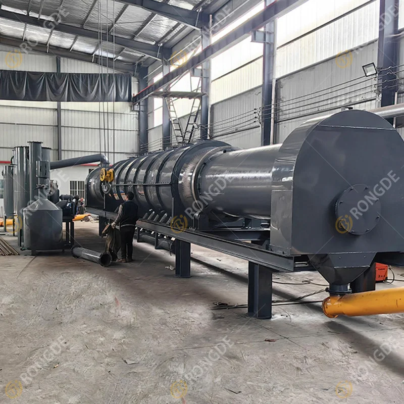 Hot Air Flow Biochar Pyrolysis Stove - Efficient Carbonization