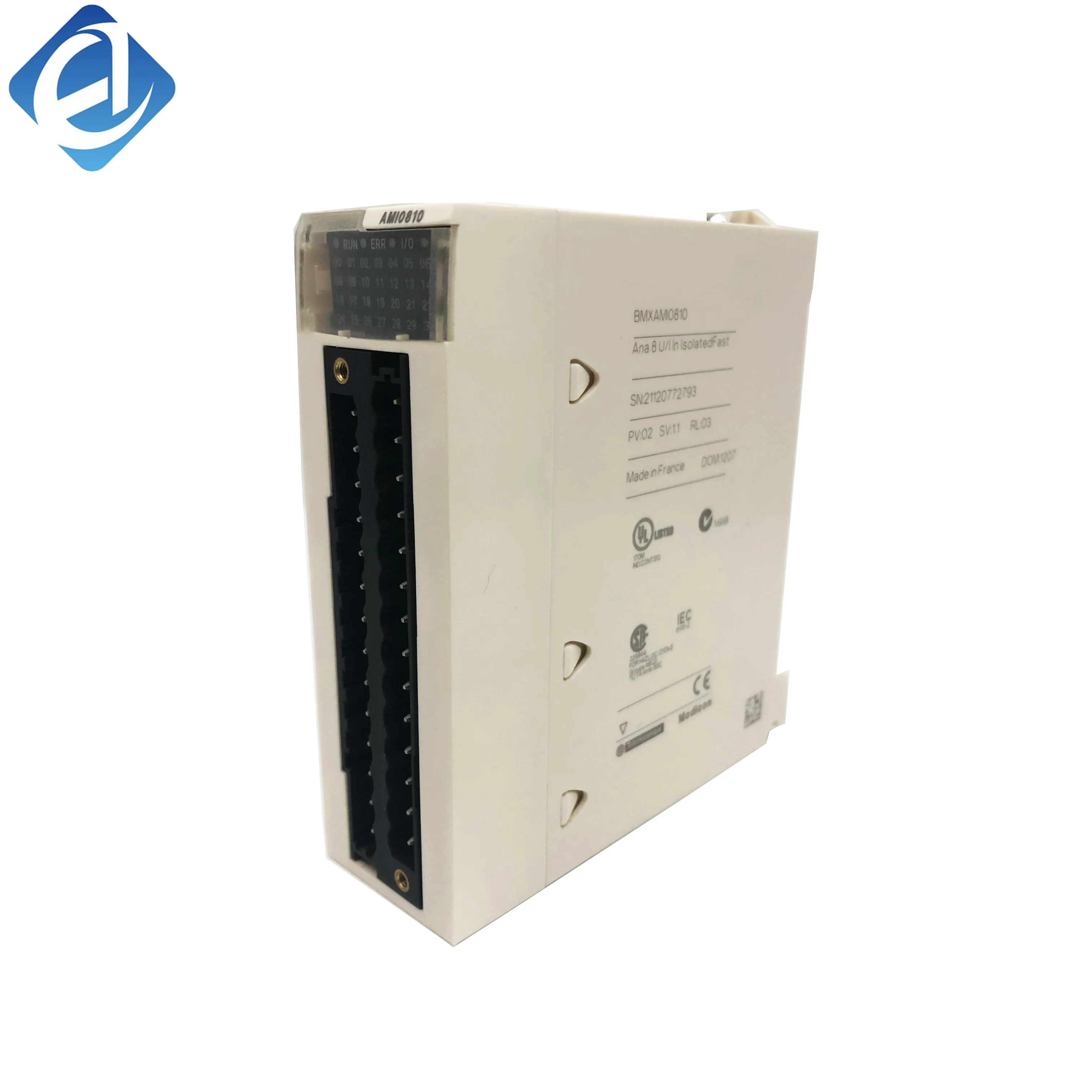 New Original BMXAMI0810 Modicon X80 series analog input module. With 8-channel analog signal acquisition, high-precision data conversion and strong anti-interference capability. It stably collects voltage