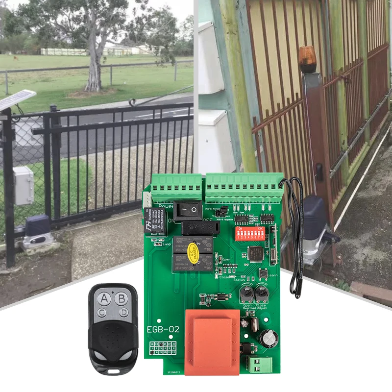 Automatic Electric Gate Operator With Keypad Solar Charge Gate