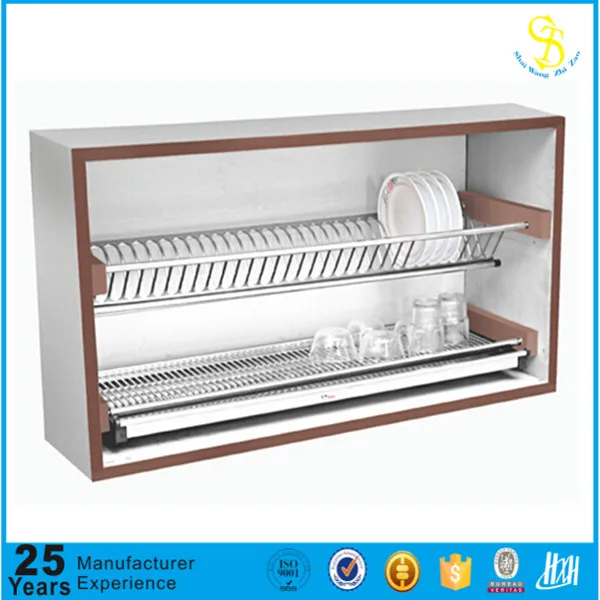 Buy Wholesale China 304 Stainless Steel Wall Mounted Kitchen Over The Sink  Bowl Plate Drain Dish Rack Cabinet Rack & 304 Stainless Steel at USD 10.51