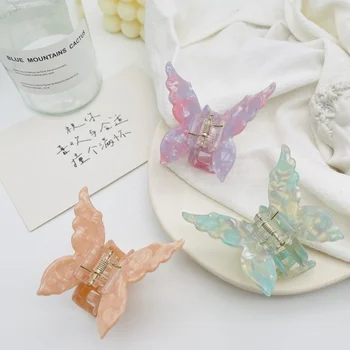 Popular Butterfly Hair Clips Pretty Temperament Exquisite Hair Claw ...