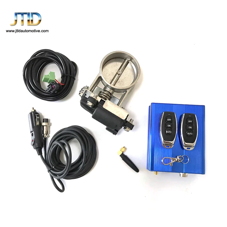 JTLD Newest Type Performance Exhaust System 76mm 3inch Exhaust Valvetronic Electric Valve with Remote Control