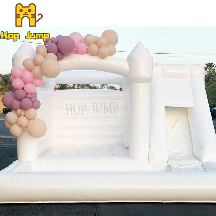 Party Rental 15 White Bounce House Ball Pit Inflatable White Bounce
