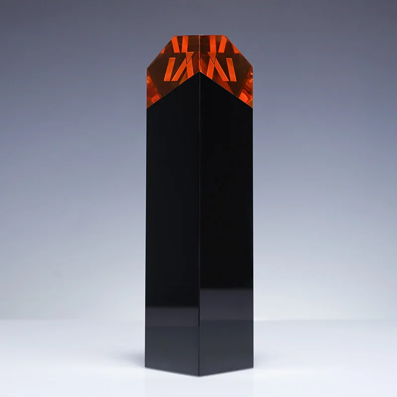 Creative k9 crystal to make pentagram high-end atmospheric trophy manufacture