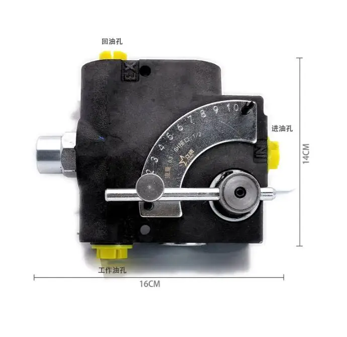 LKF Motor Flow Speed Regulating Valve Variable Pressure Compensation Control Valve