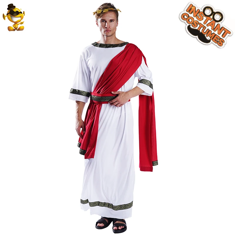 Roman Toga Costume Halloween Cosplay Clothing Ancient Toga Party ...