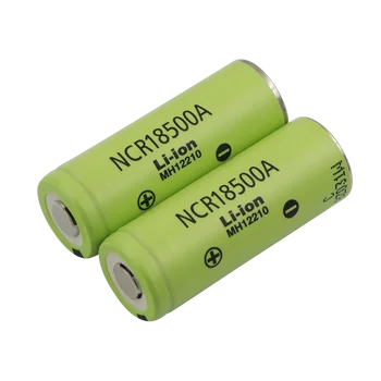 2x Panasonic NCR18500A 1950mAh 18500/18490 Lithium Rechargeable Batteries – Genuine, Japan