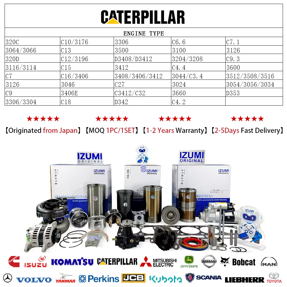 Genuine Engine Spare Parts for Caterpillar - High Quality