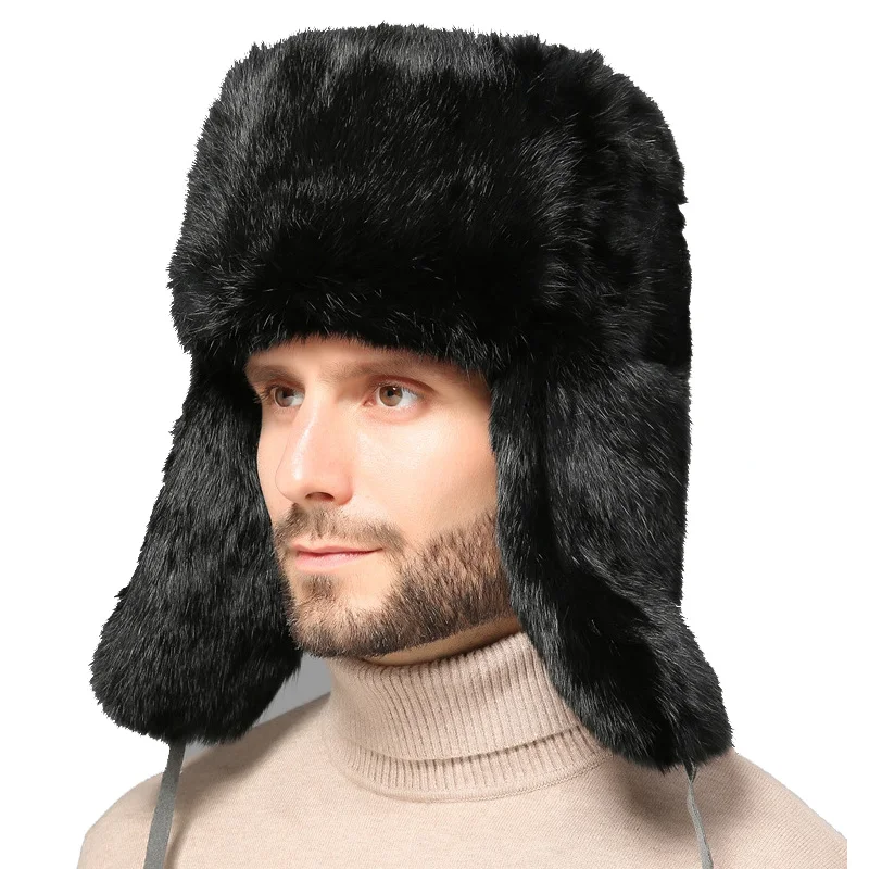 iEasey Winter Trapper Hat for Men Warm Thermal Fur India