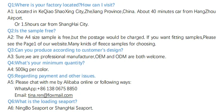 Coarse Needle Jacquard Knit Fabric for Garment Hometextile Blanket