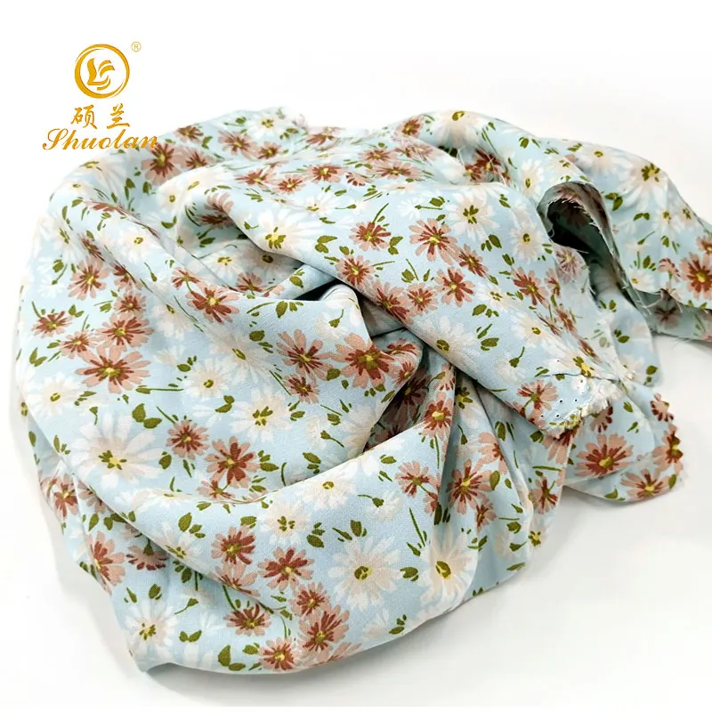 TR 100% вискозная тканая ткань из вискозы с принтом Хэбэй профессиональное обслуживание для одежды по лучшей цене