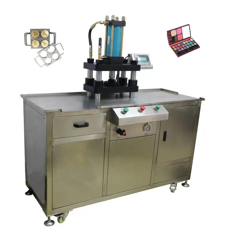 Автоматическая машина для косметического прессования теней век компактная
