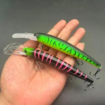 Cheery M062 120mm 20g Minnow Fishing Lure for Bass Bandit Walleye Deep Diver Pesca Long Casting ABS Material for River Fishing – Minnow – view 3