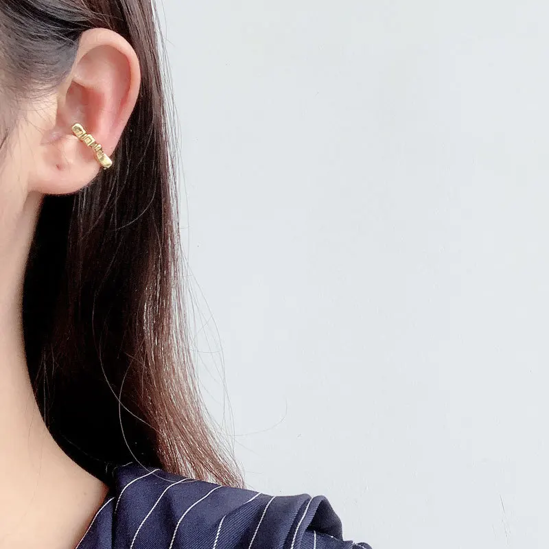 Hypoallergenic 925 Sterling Silver Wave Ear Clip S925 Silver Irregular Wave  Shape Ear Cuff Earrings Cartilage Earrings - Buy Wave Cartilage  Earrings,Wave Ear Cuff,Irregular Ear Cuff Product on