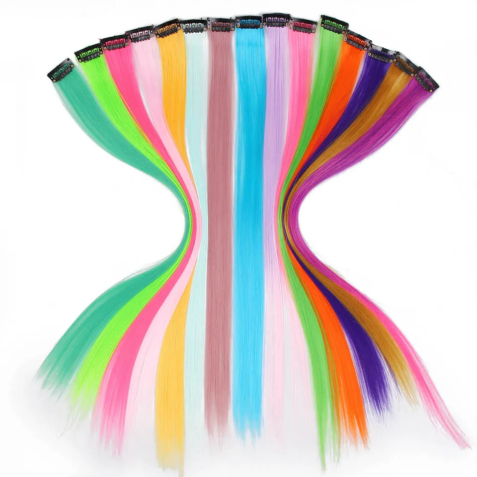 Lm Wholesale Rainbow Hair/rainbow Hair Clips/rainbow Hair Extensions - Buy Rainbow  Hair,Rainbow Hair Clips,Rainbow Hair Extensions Product on Alibaba.com