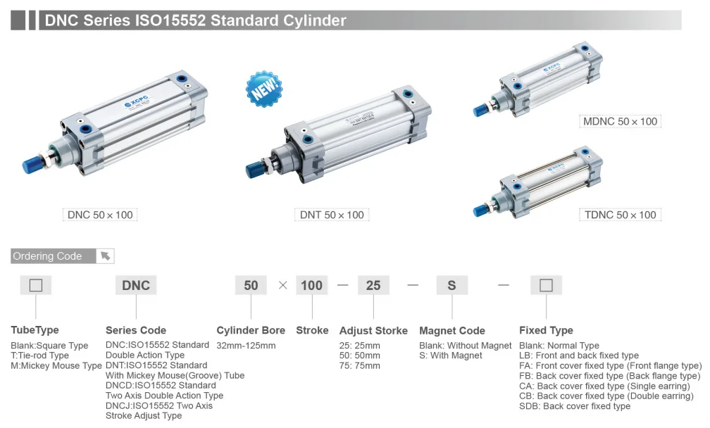 Dnc Iso Standard Telescoping Air Cylinder Buy Telescoping Air