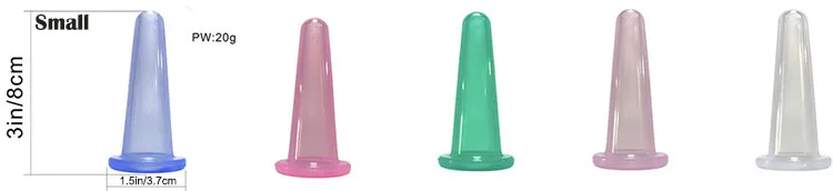 Best Chinese Cup Set for Anti Cellulite silicone facial cupping for face