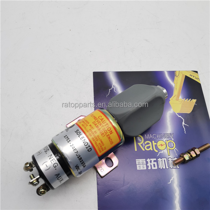 24V Fuel Shut off Solenoid Valve 1751-2467 3864274 Stop
