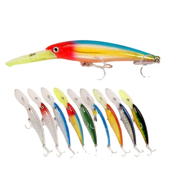 New Design Long Tongue 160mm 72.9g Big Trolling Bait Deep Diving Lures Fishing Minnow Baits Floating Lure Minnow – Minnow – view 2