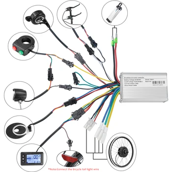 Sudemota Écran LCD S886 5 Broches Pour Vélos Électriques 24V/36V/48V/60V - Affichage Vélo Electrique