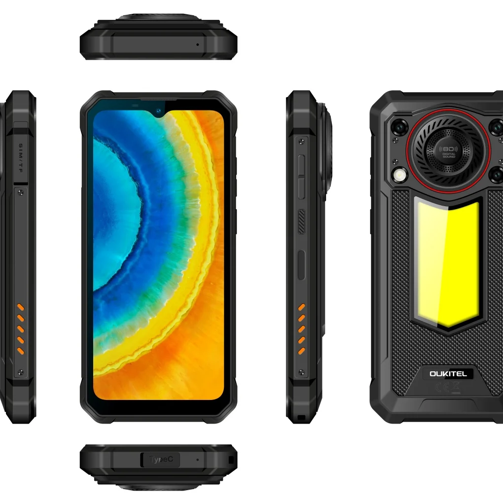 Oukitel WP53 Pro Sağlam Akıllı Telefon 11000mAh 8+256GB Parmak İzi